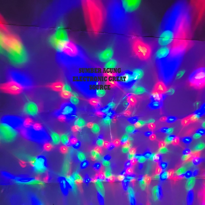 Lampu Disko 3W Hakamitsu Hias Putar Disco Lamp Fiting E27 RGB Warna