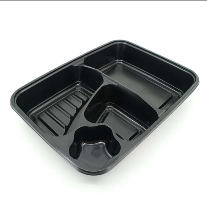 Mika Bento Kotak Skat 4 / Box Bento /Mika Tray Bento / Food Container 50 set