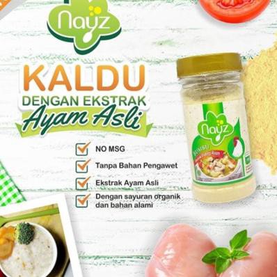 

{Original} Nayz Kaldu MPASI Bayi Organik Sehat Non MSG Rasa Ayam / Sapi / tuna 100g