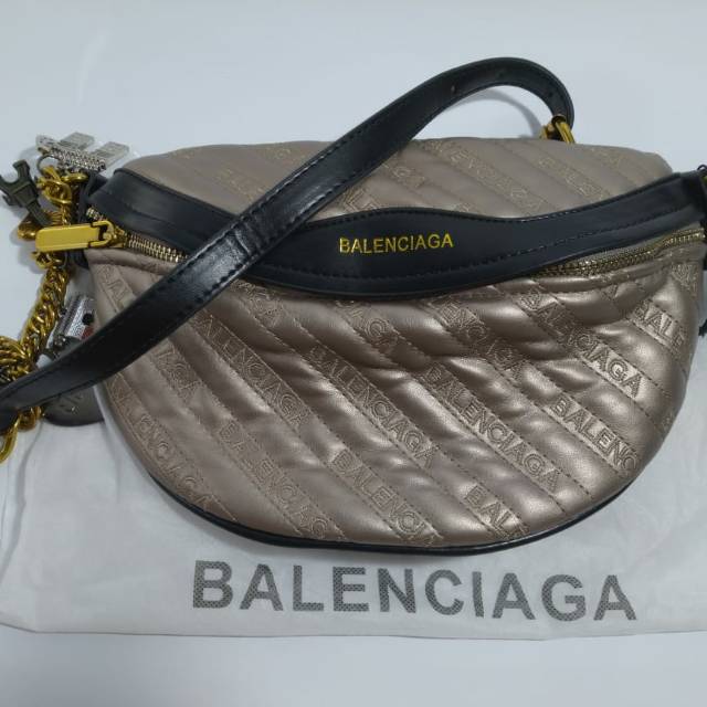 Tas fashion wanita bumbag balenciaga import