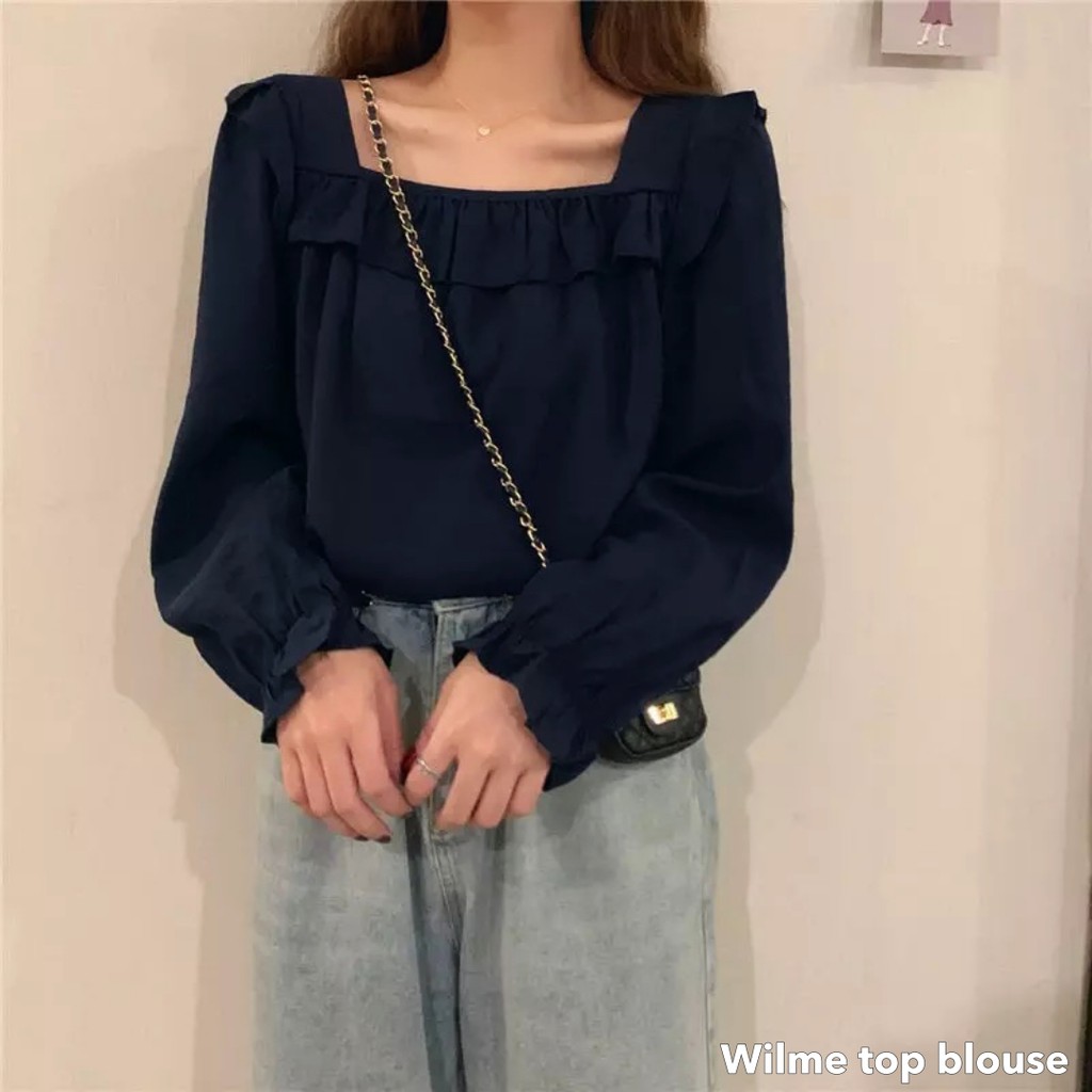 Wilme top blouse -Thejanclothes