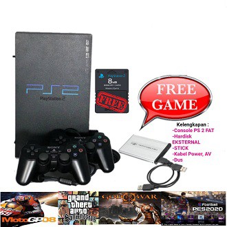 PS 2 HARDISK EXTERNAL  160GB, FULL GAME