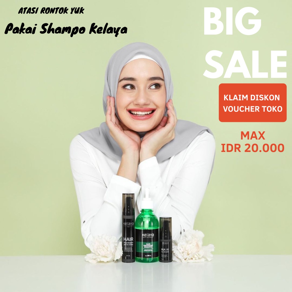 Shampo kelaya penumbuh rambut - shampo kelaya original treatment rambut - kelaya hair treatment sham