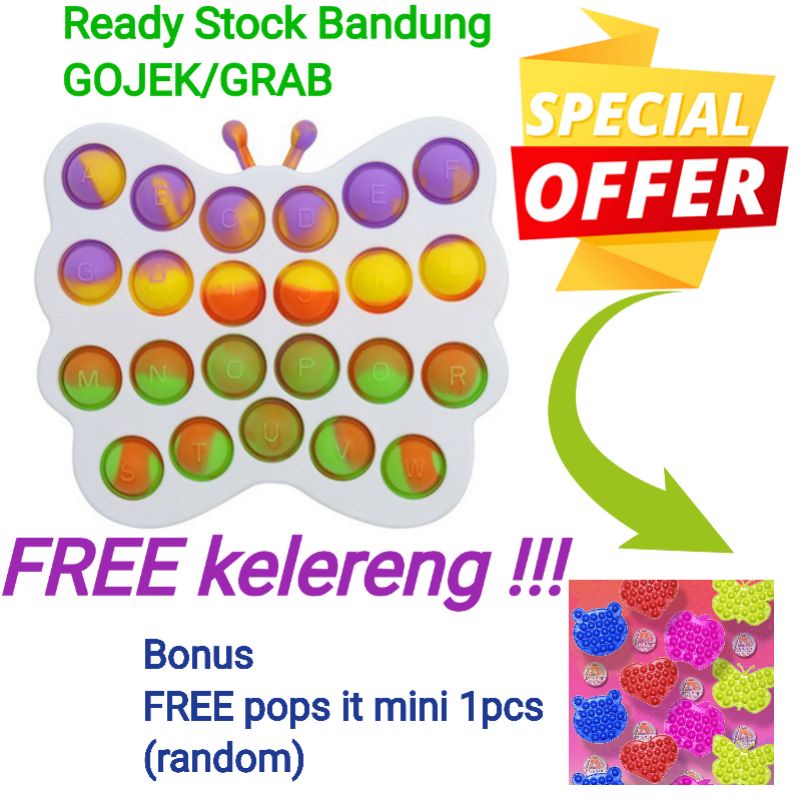 Simple dimple pop it mainan viral tiktok