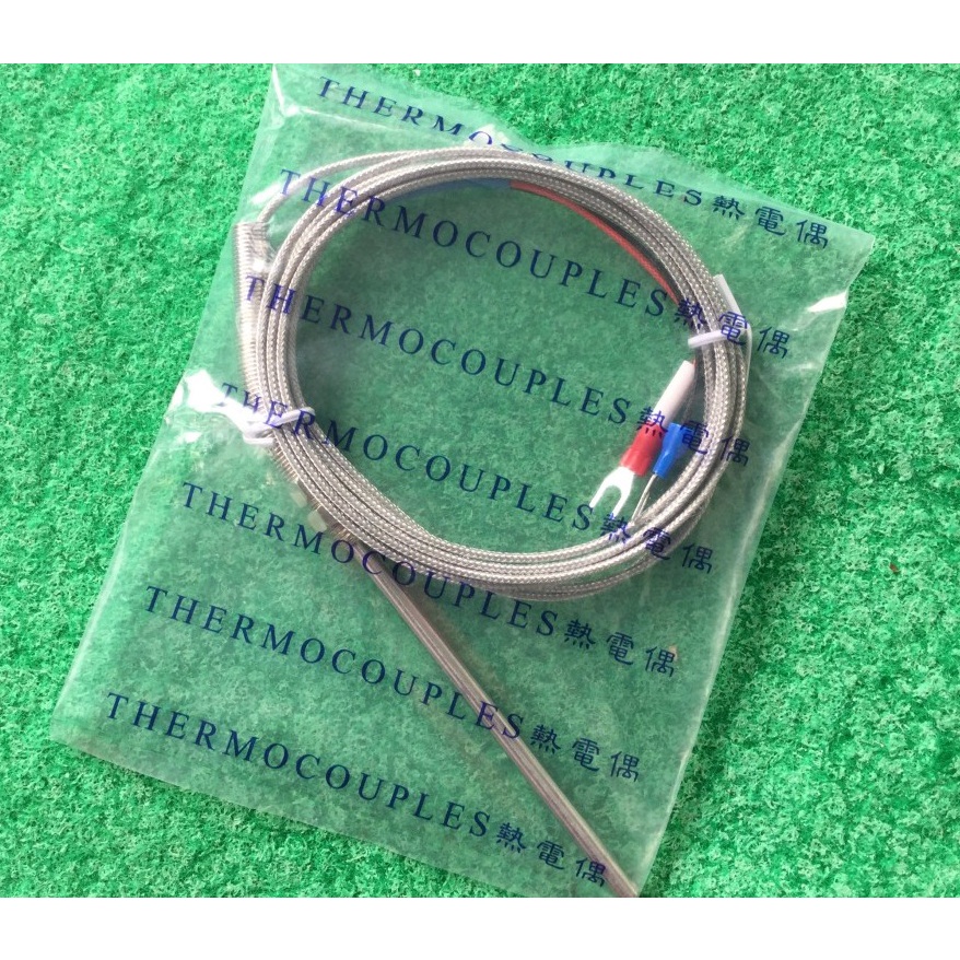 K-Type 2m 0-1250 C Thermocouple Temperature Sensor 5 x 100mm