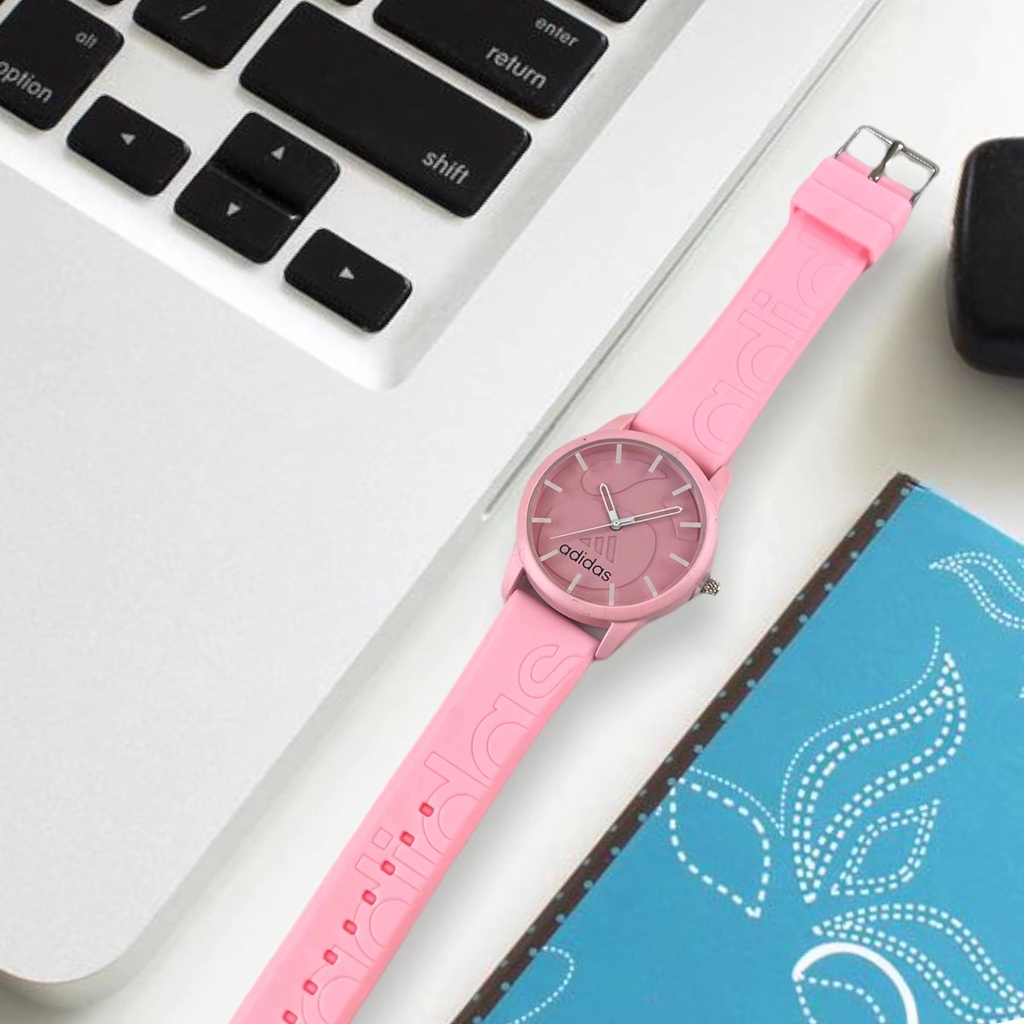 COD✅Jam Tangan Wanita Rubber Fashion Remaja Import Murah Watch Grosir W236