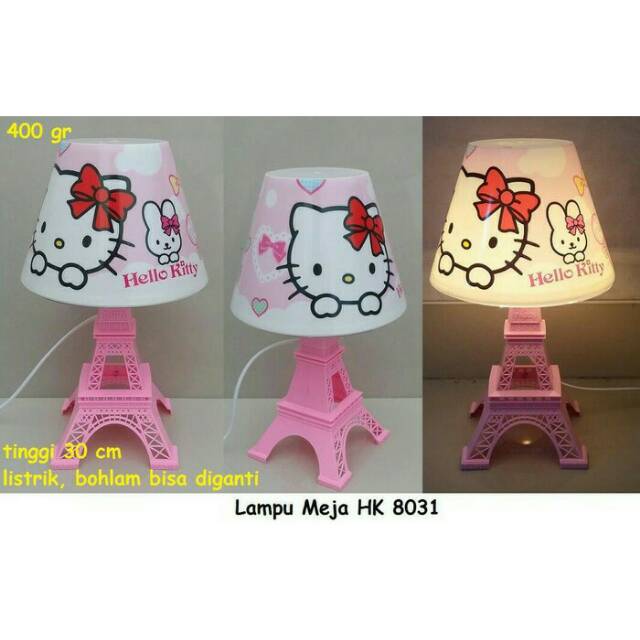 Lampu Meja Hello Kitty