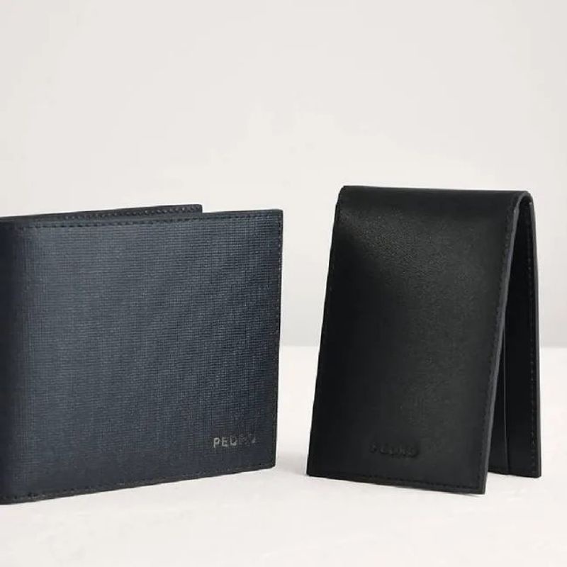 10.10 SALE | PDRO Men Leather Bi-Fold Wallet with Insert