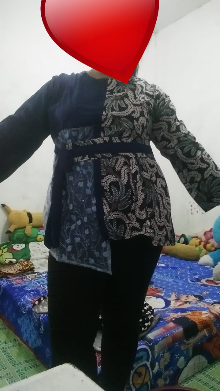 Sarimbit Batik Motif Terbaru/couple Blus Brokat Tille M-l-xl-xxl Terbaru Murah