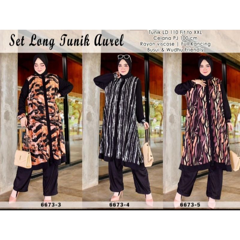 SETCEL LONG TUNIK / SETELAN CELANA ORI / ONESET LONG TUNIK / SETCEL NEW EDITION