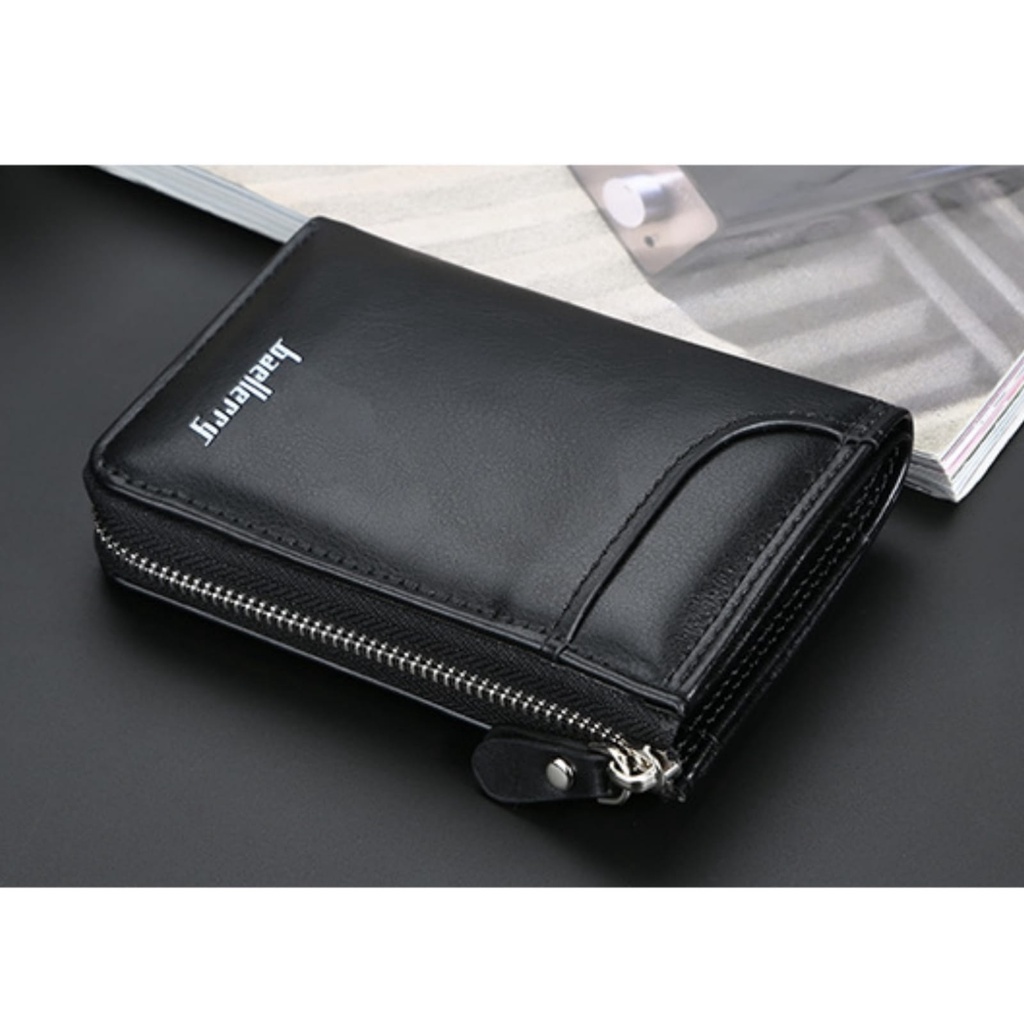 DOMPET LIPAT PRIA SLOT KUNCI KARTU UANG STNK BAELLERRY ORIGINAL KULIT HITAM LEADS WA471B5 IMPORT MULTIFUNGSI COWOK KEREN MURAH PREMIUM BATAM KEKINIAN LAKI SIMPLE