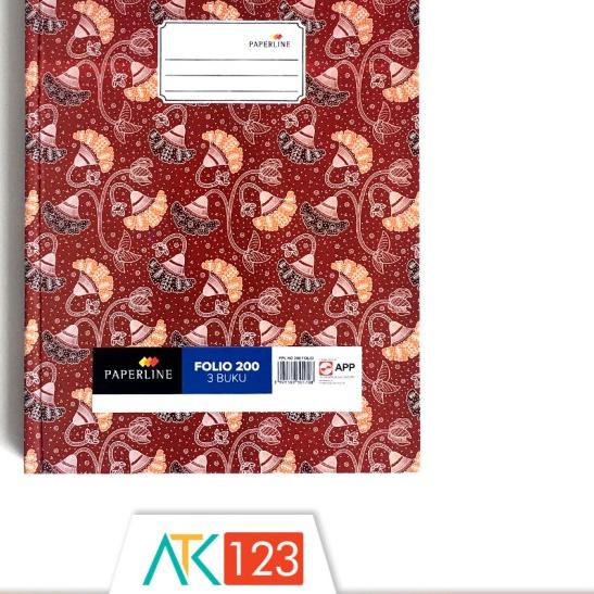 

☎ Buku Tulis Hardcover Paperline Folio 200 Lembar ☞