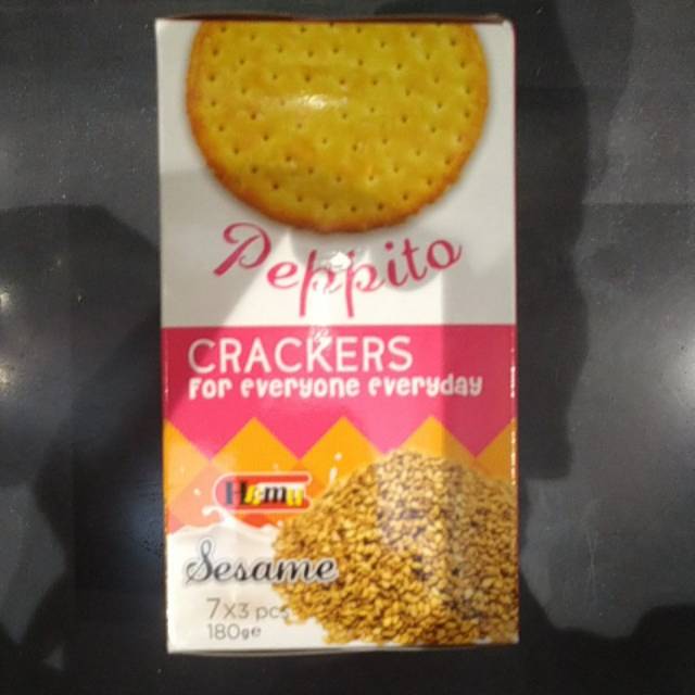 

Peppito sesame flavour crackers 180gr