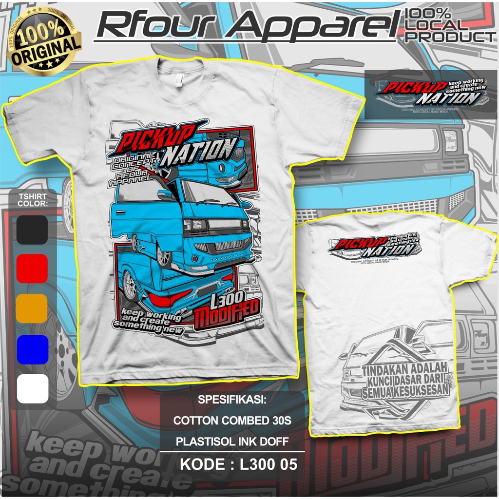 KAOS ELSA BAJU ATASAN KAOS L 300 PICK UP MANIA INDONESIA KAOS PICK UP PREMIUM DISTRO KAOS PICK UP