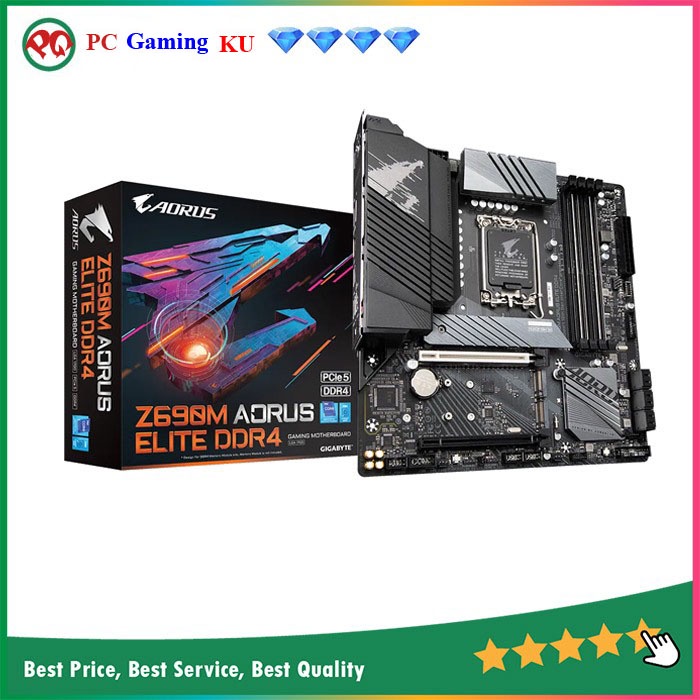 Gigabyte Z690M Aorus Elite DDR4 (LGA1700, Z690, DDR4, USB3.2, SATA3)
