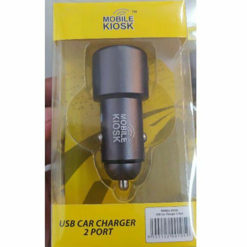 Charger MOBILE KIOSK USB CAR CHARGER 2 PORT