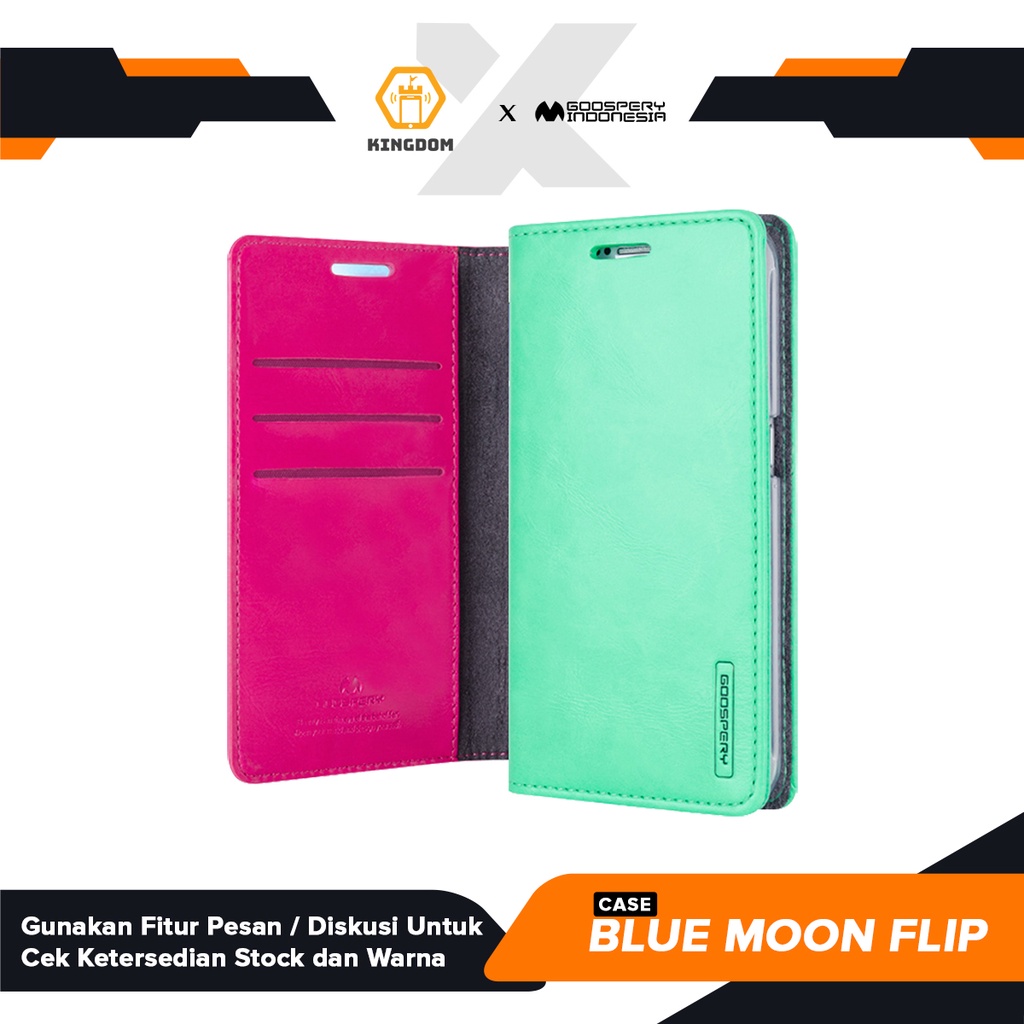 Flip Case Samsung S22 Ultra Goospery Blue Moon Flip Case
