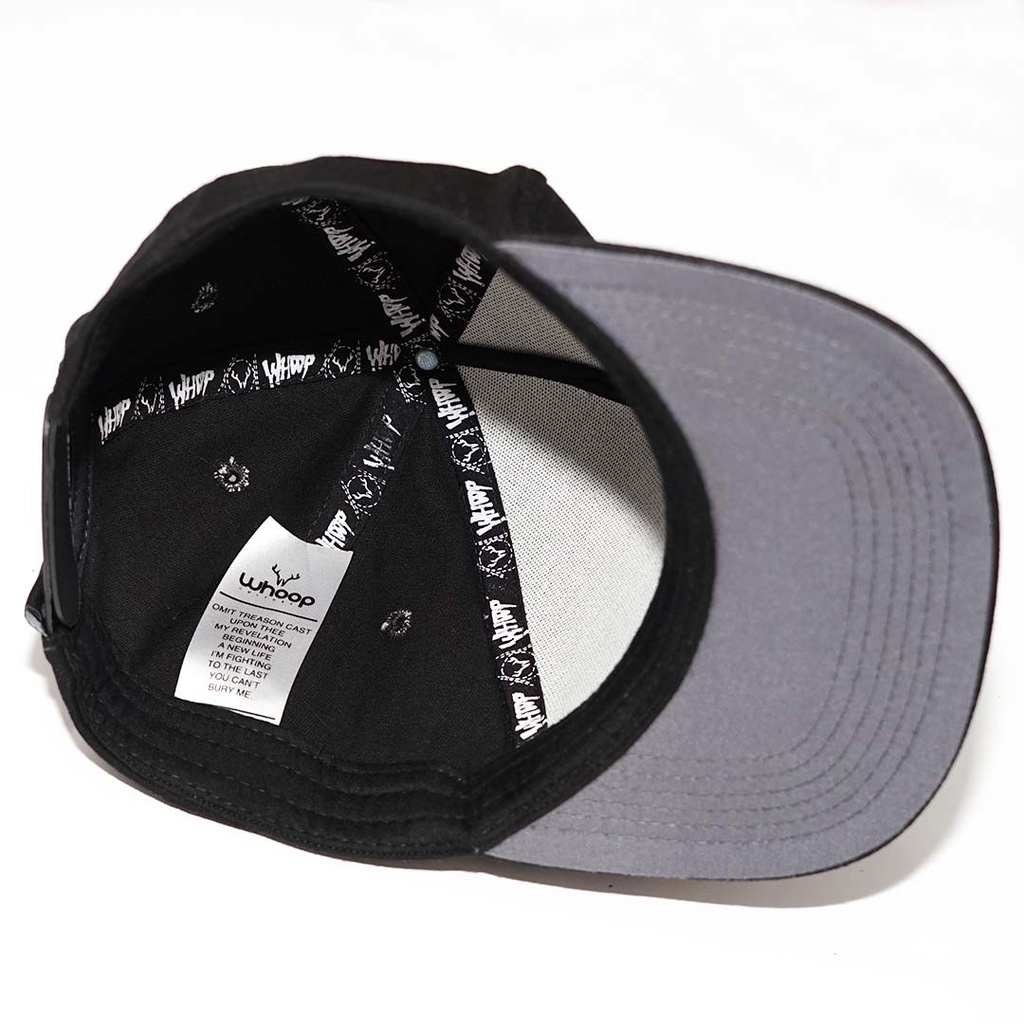 Whoopculture &quot;Ports&quot; Black Snapback