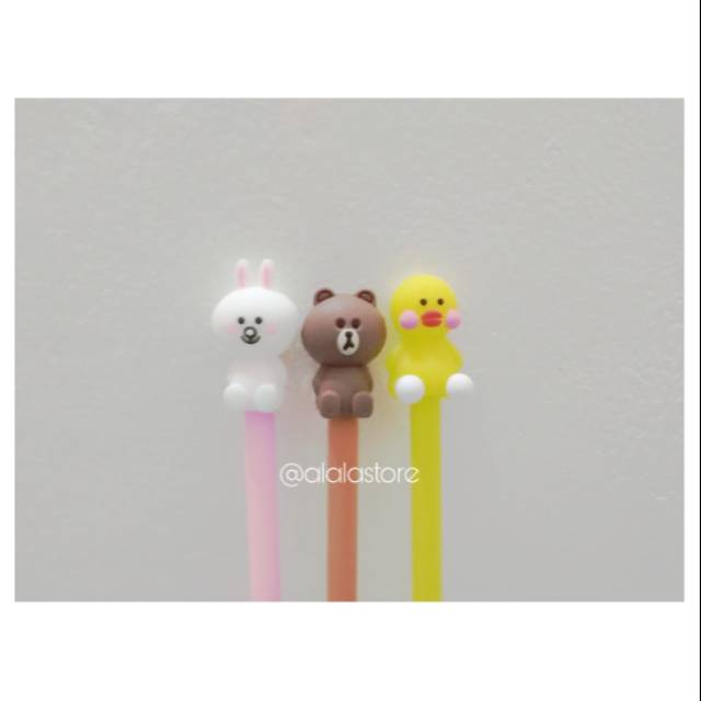 

Pulpen Gel Lucu Karakter (Line Family)