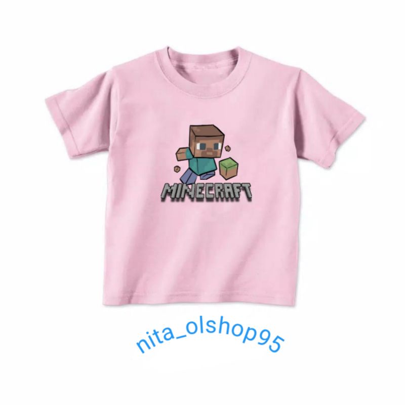 baju minicraft Minecraft / baju anak karakter