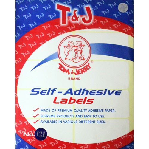 Label Tj No. 121 / Lable Kecil Merk Tom Jerry No 121