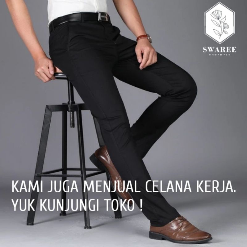 Clana Casual Cowok Pendek Chinos Elastis Distro
