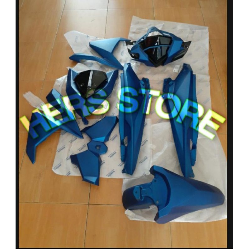 body halus Vario 125 LED warna biru dop