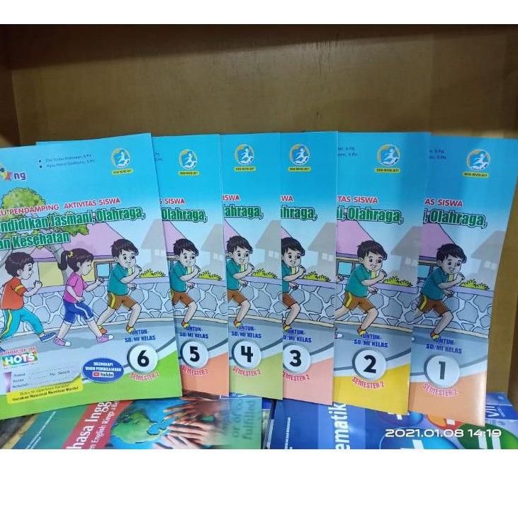 Sudah READY.. Buku Pelajaran PJOK Penerbit Bintang SD Kelas 1- Kelas 6,Semester 1 - Semester 2.