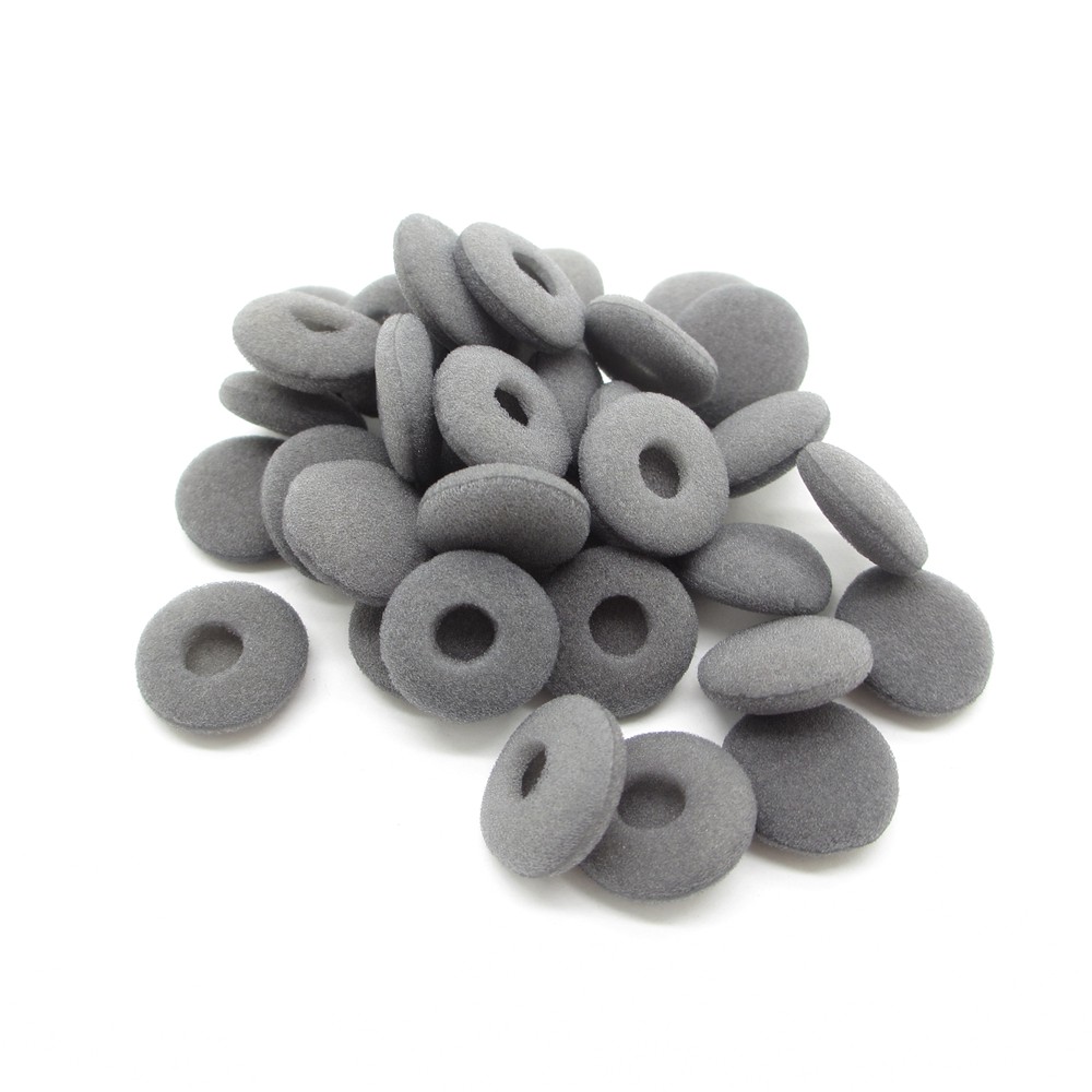 20 Pcs Sponge Earmuffs Ear Eartips for Flat Head Earphone