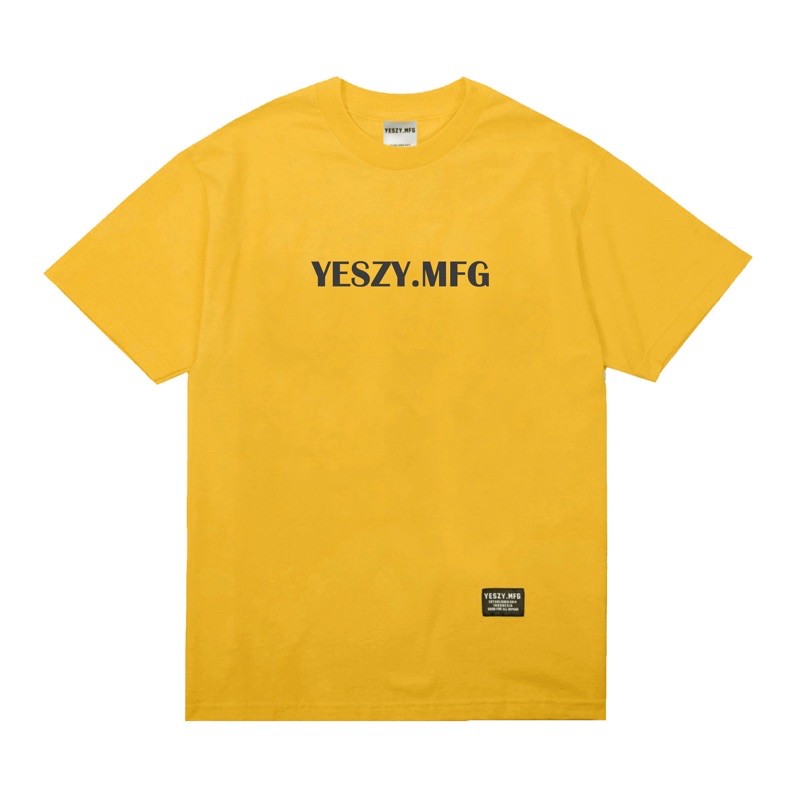 YESZY.MFG Tshirt Mustard Britannic F. Black