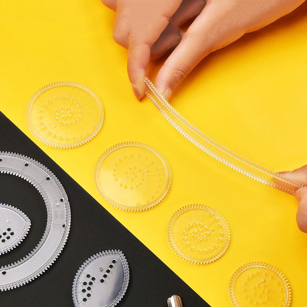 [Elegan] Mainan Gambar Spirograph Set Seni Kerajinan Lukisan Mainan Edukasi Lucu Menggambar Aksesoris Scratch Painting Anak Hadiah Interlocking Gears Wheels Ruler