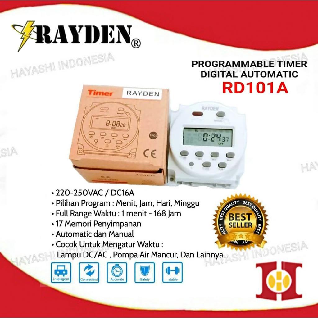 Digital Timer Programmable DC 16A Auto Switch RD101D