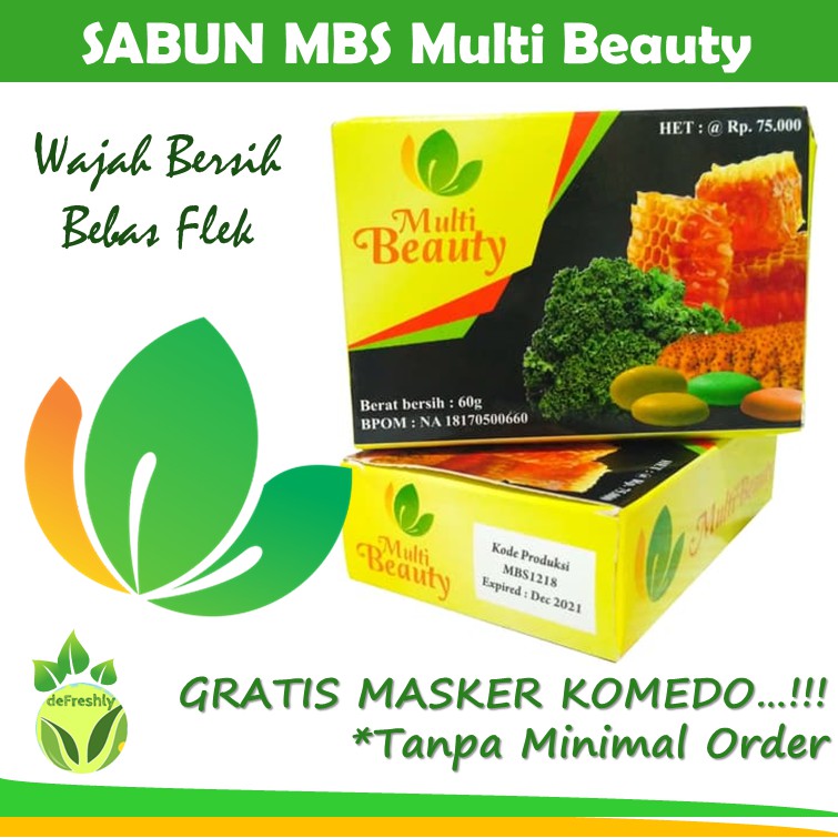 Sabun MBS Sabun Multi Beauty Soap Sabun Kecantikan Multibeauty EKSTRA BONUS ❤ ORIGINAL ❤