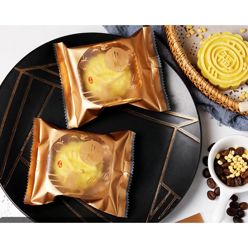 

Kemasan plastik bungkus mooncake kue bulan 10x13.5