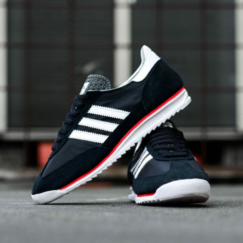 Adidas SL72 Black White (ORIGINAL) - Sepatu Adidas Pria - Sepatu ADIDAS SL72 BLACK WHITE ORIGINAL