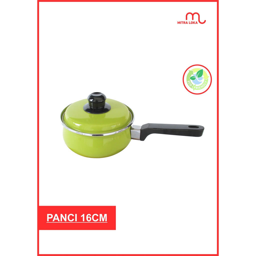 Mitra Loka Panci Susu 16cm Bahan Enamel Set Gagang Panjang Tidak Panas Bisa Masak Diatas Kompor Kedaung Kig