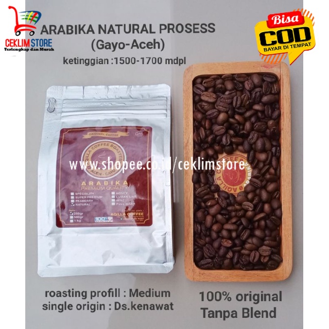 

Kopi Arabika Natural 250Gr