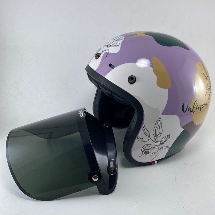 Helm Bogo Dewasa Aesthetic Wanita SNI Premium Valencia