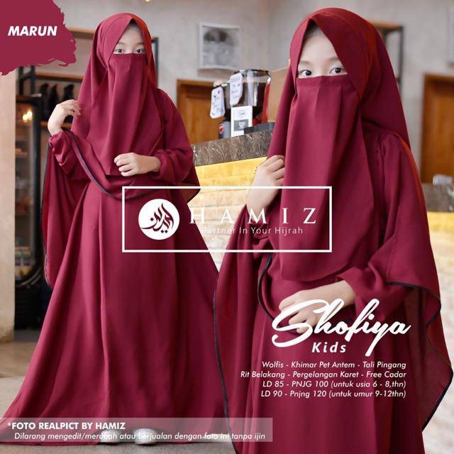 SHOFIYA KIDS, HIJAB+CADAR