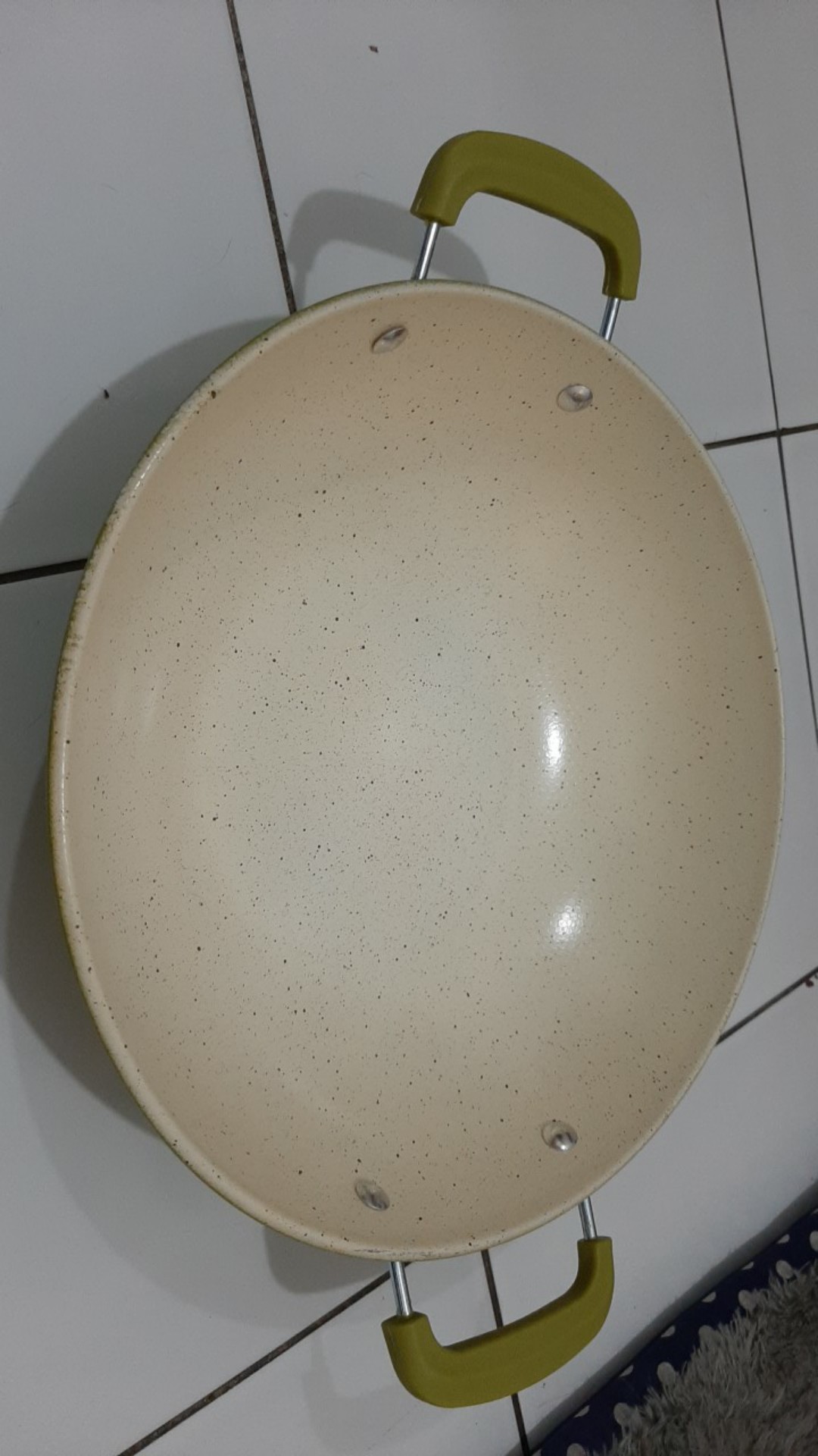 Promo... Wajan Marmer Anti Lengket Anti Lengket 32cm Tebal Berkualitas