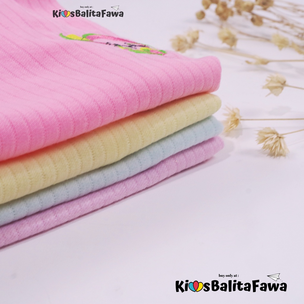 (ISI 6-12 PC) Set Kaos Oblong Bayi 0-6 Bulan / SNI Baju Baby Perempuan Laki Pakaian Tidur Kado Bayi Murah