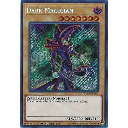 Kartu Aikatsu - Kartu Animal Kaiser - Kartu Remi Yugioh Dark Magician Single Ct14-En001 Secret Rare