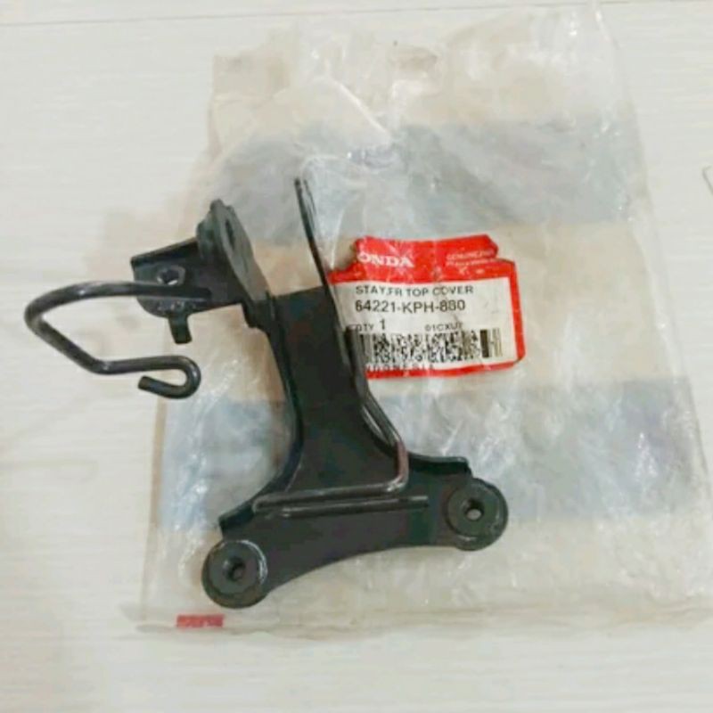 Stay Front Top Cover Besi Bracket Dudukan Panel Dasi Tameng Depan Karisma Cakram Ori AHM 64221KPH880