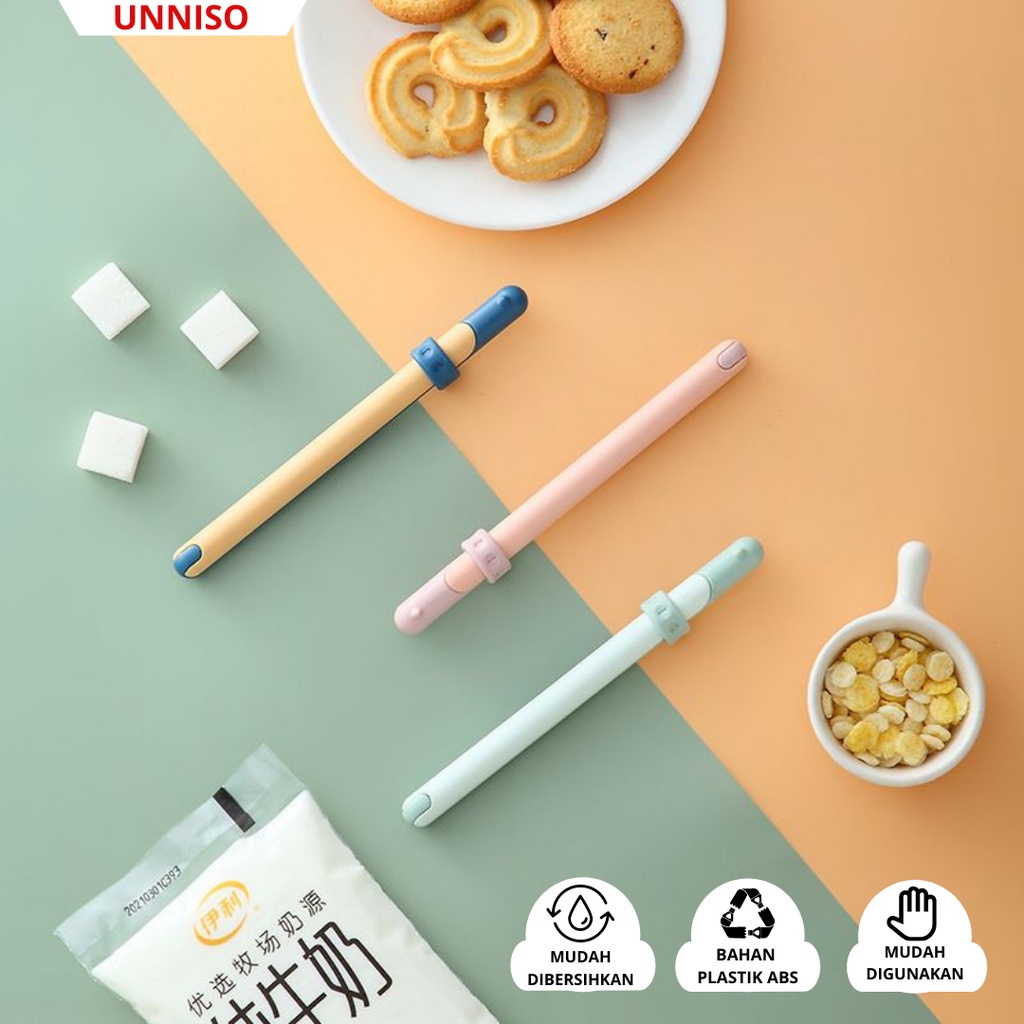 UNNISO - Sealing Clip Food Penjepit Bungkus Makanan  Per Pc SC05