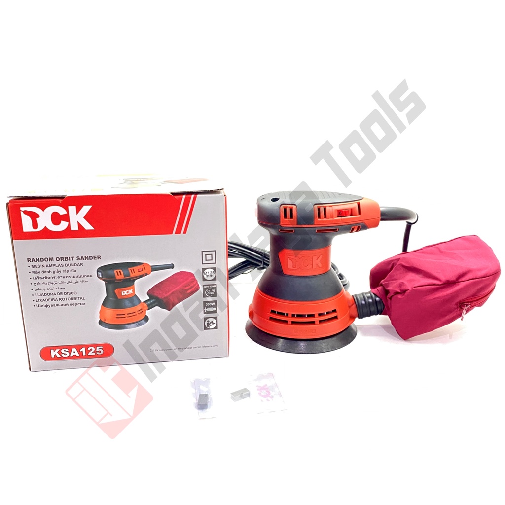 DCK KSA125 Mesin Amplas Bulat 5&quot; Random Orbital Sander Variable Speed