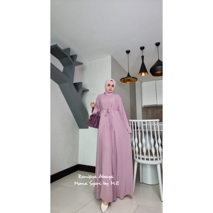 Ranisya Abaya Original Mona Syar'i By Me