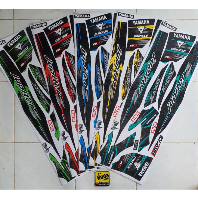 STRIPING JUPITER Z BURHAN 2006-2009 STICKER JUPITER Z VARIASI YAMAHA JUPITER Z BURHAN