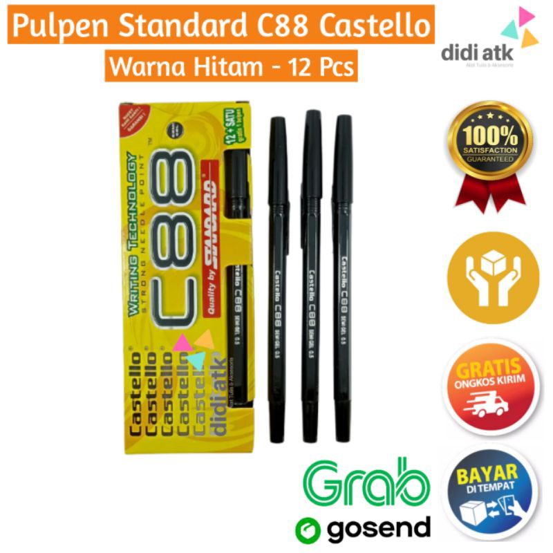 

Pulpen Pena Standard C88 Castello / Ball Pen Murah