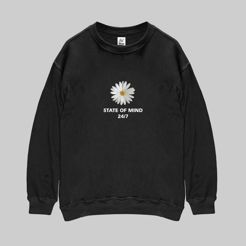 FAILOFFICIAL CREWNECK - FLOWER BLACK