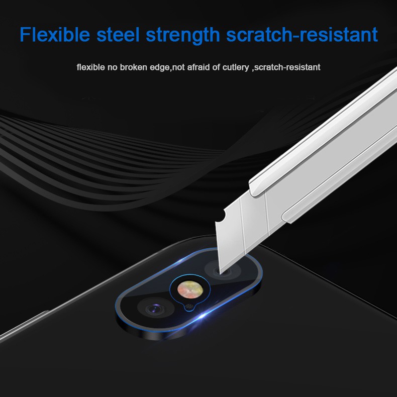 Film Pelindung Lensa Kamera Belakang Tempered Glass untuk for iPhone X XR XSMAX 7 8 Plus